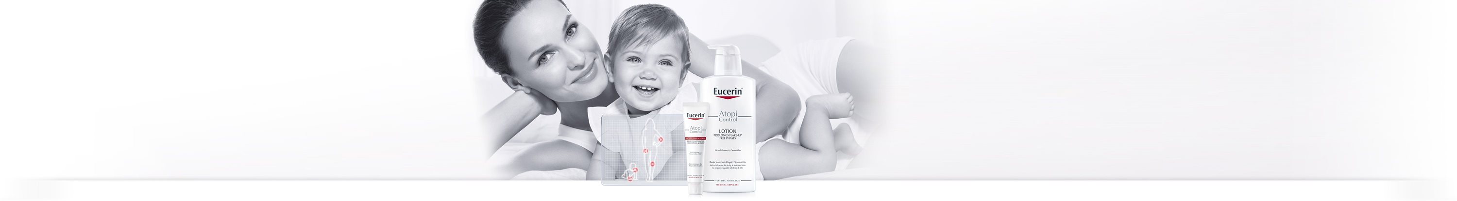 Péče o atopickou pokožku s řadou Eucerin AtopiControl