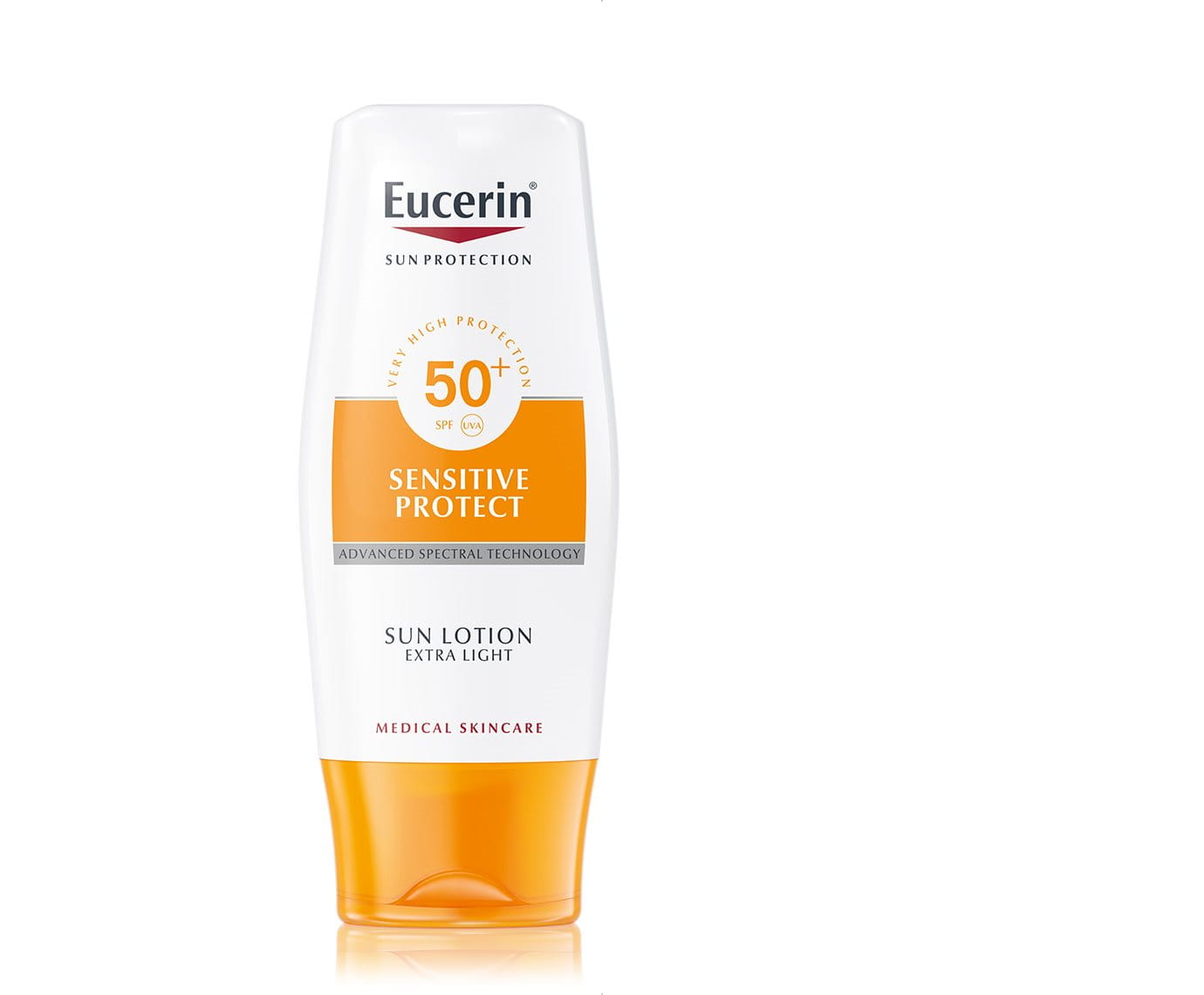 Eucerin Extra lehké mléko na opalování  Sensitive Protect SPF 50+