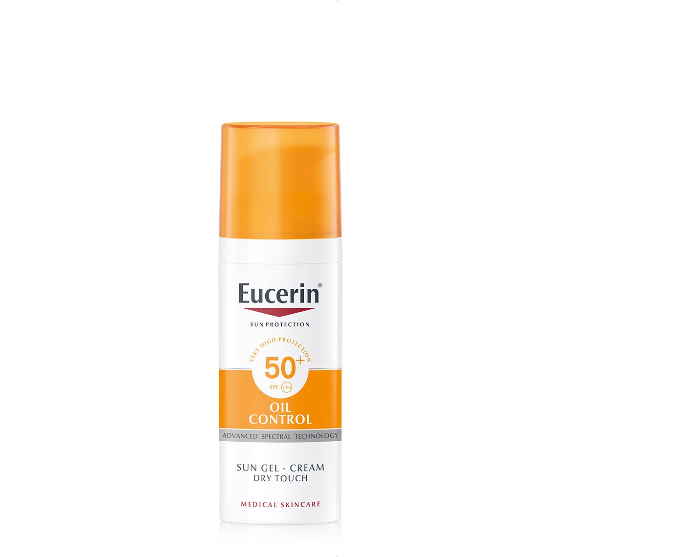 Eucerin Ochranný krémový gel na opalování na obličej Oil Control SPF 50+