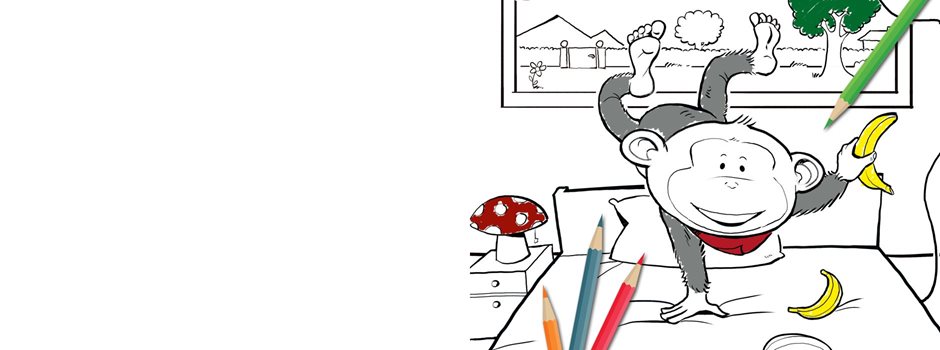 Eczema itch distraction: coloring in